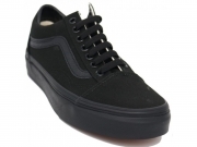VANS OLD SKOOL SCARPE TOTAL BLACK UNISEX