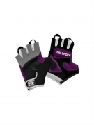 LEONE GUANTI TRASPIRANTI NERI E VIOLA UNISEX