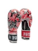LEONE  PATCH GUANTI BOXE ROSSI E BIANCHI UNISEX