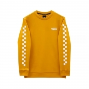 VANS BY EXPOSITION CHECK CREW BOYS FELPA GIALLA BAMBINO