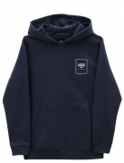 VANS HOODIE FELPA CON CAPPUCCIO BLU CON STAMPE UOMO
