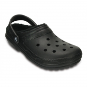 CROCS CLASSIC LINED CLOG CIABATTE TOTA BLACK UNISEX