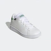ADIDAS SCARPE ADVANTAGE LIFESTYLE COURT LACE BIANCHE DONNA