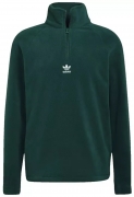 ADIDAS ADICOLOR CLASSIC FELPA CON SEMI ZIP VERDE UOMO