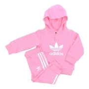 ADIDAS COMPLETINO DI TUTA ROSA E BIANCO BAMBINA